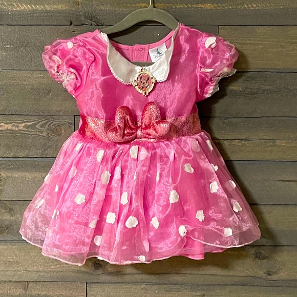 Minnie Mouse Pink Dress - Picture 1 of 4